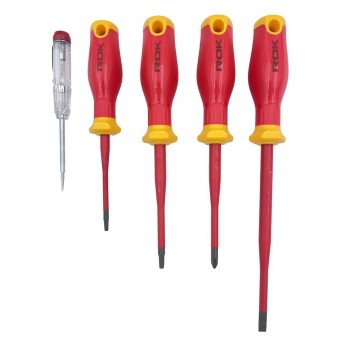 ROK Jeu de tournevis isolés VDE 1 000 V - 5 pièces